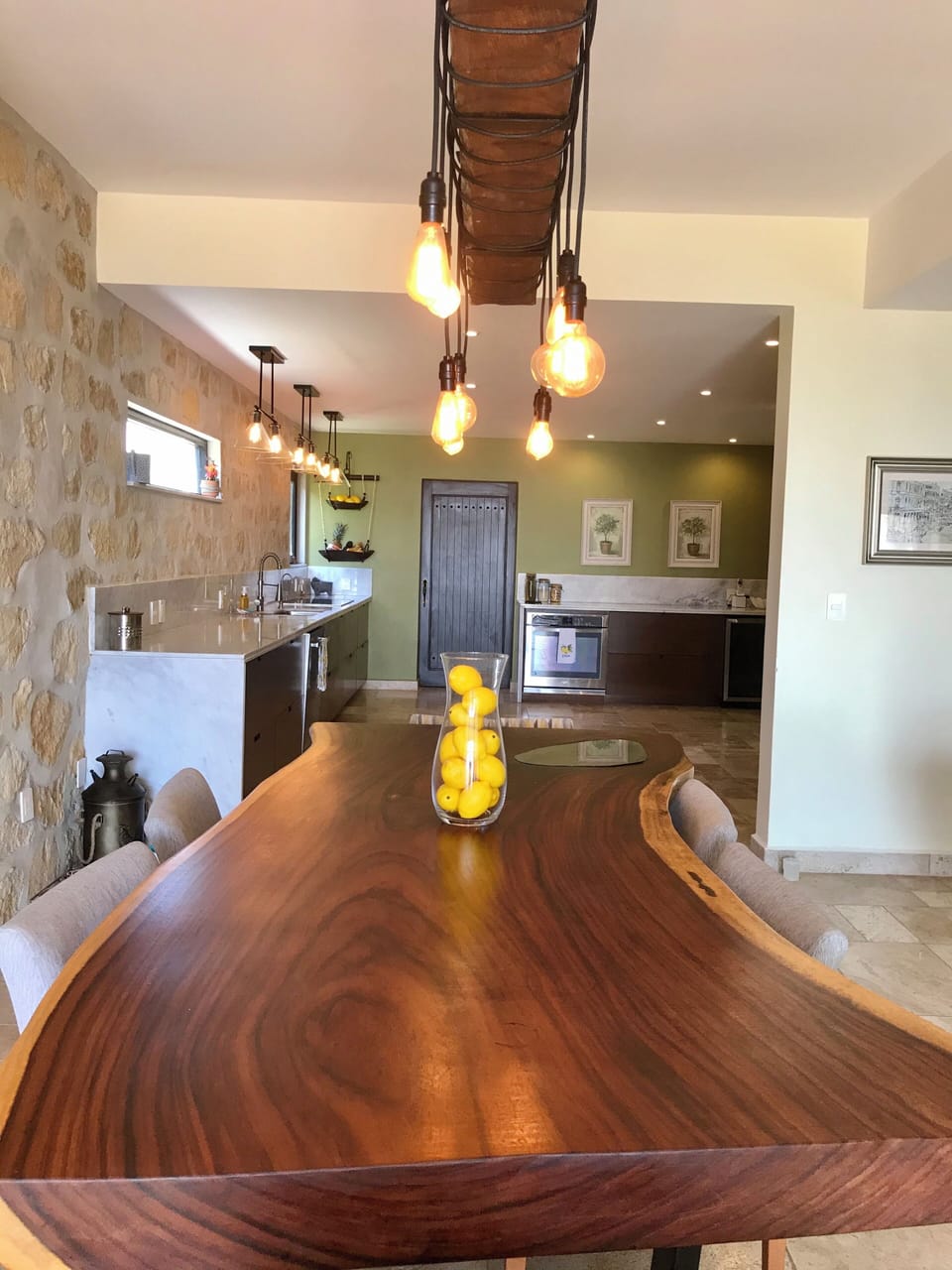 Large dining table