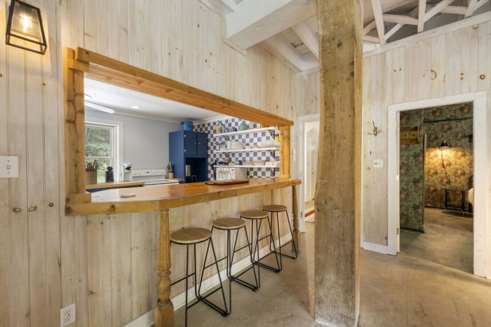 Pull up a stool and spend time while family or friends prepare meals.