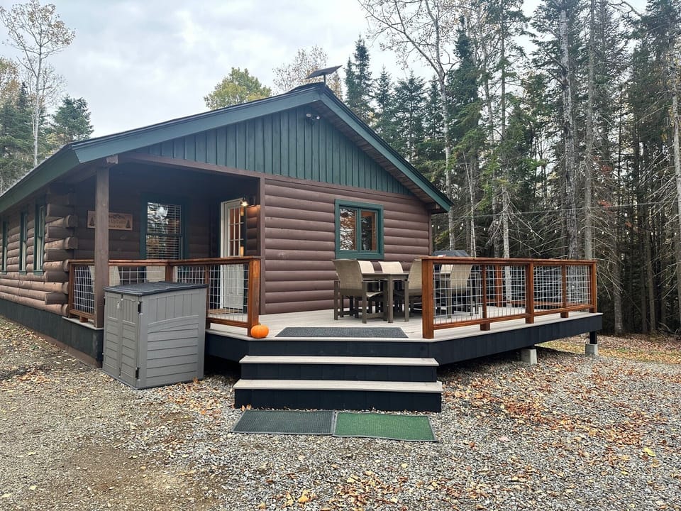 Outside deck