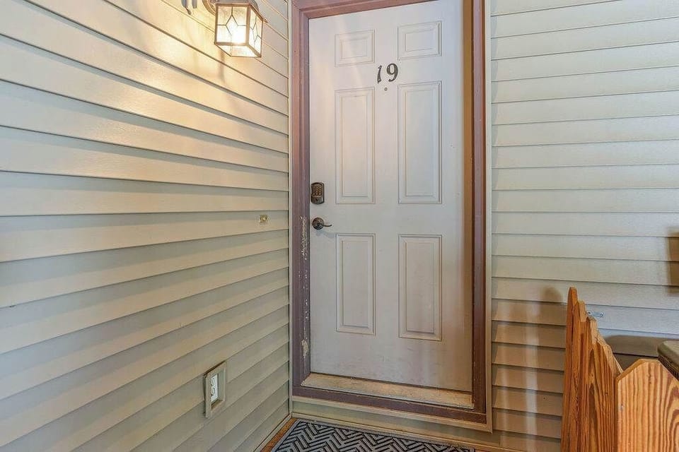 Keyless entry! This condo is located on the top floor, which boasts a gorgeous view overlooking the golf course. There are approximately 25 steps. 