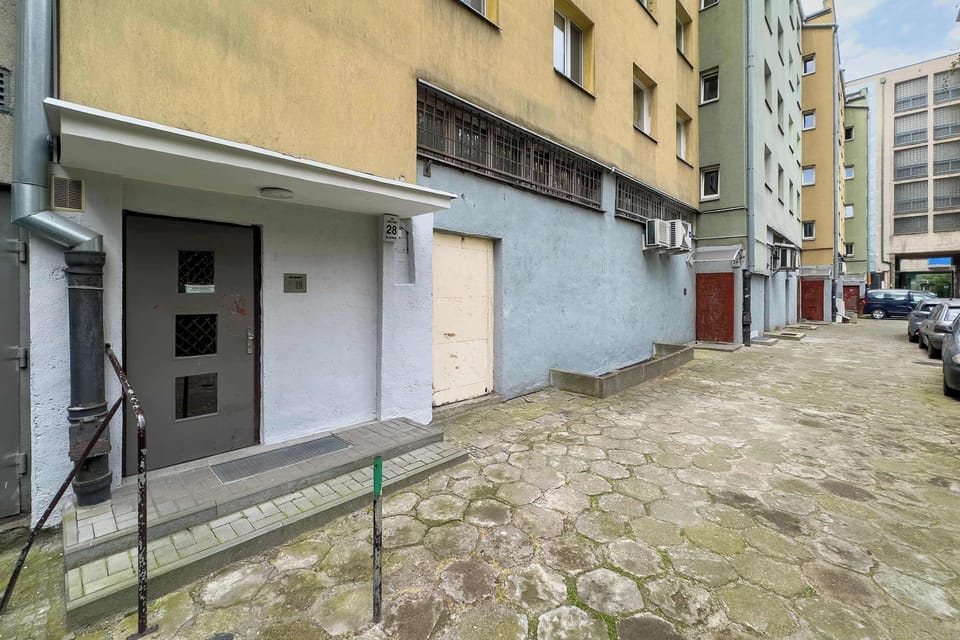 The building's central location ensures a convenient stay.