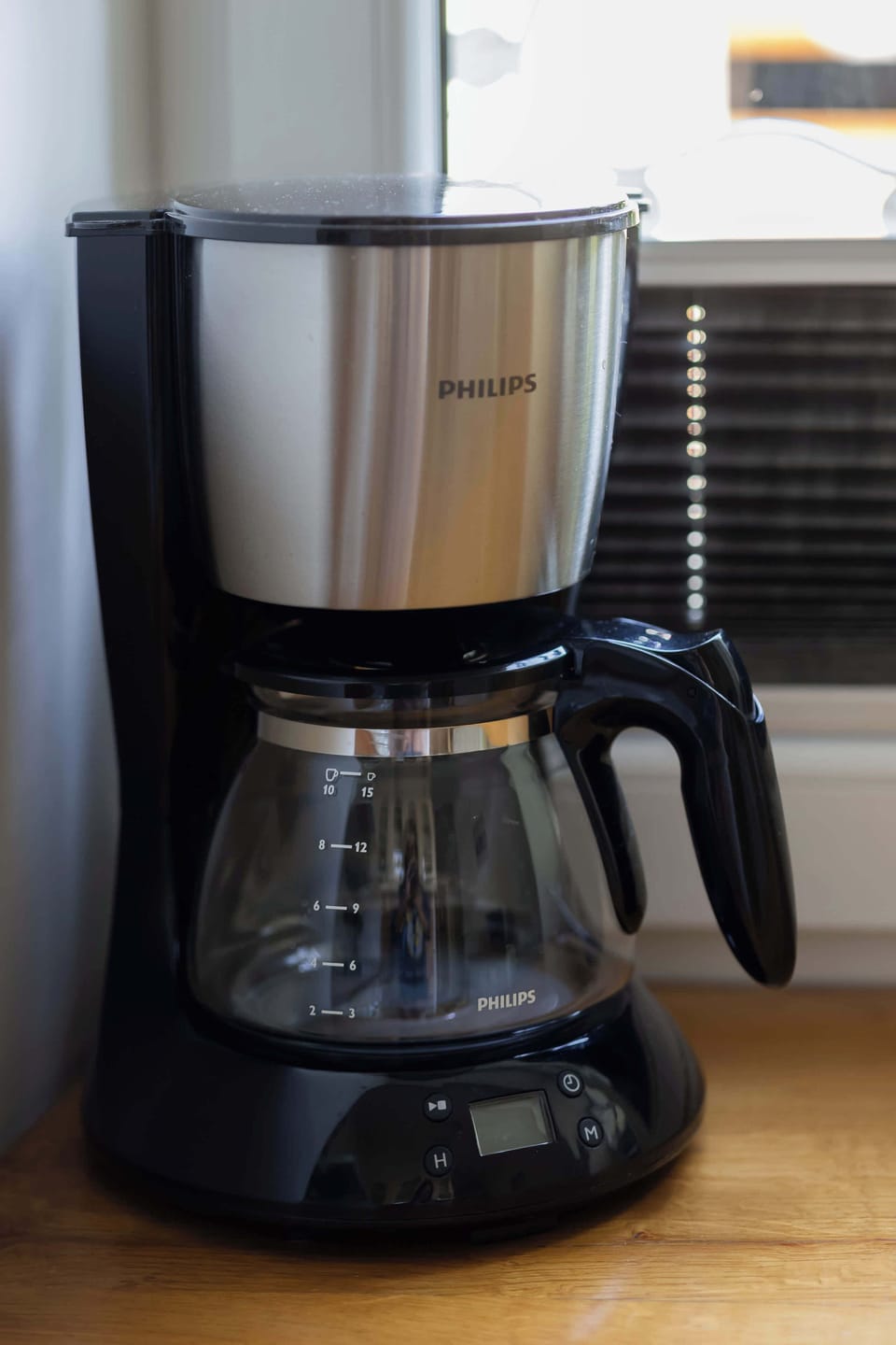 Coffee maker in the kitchen.