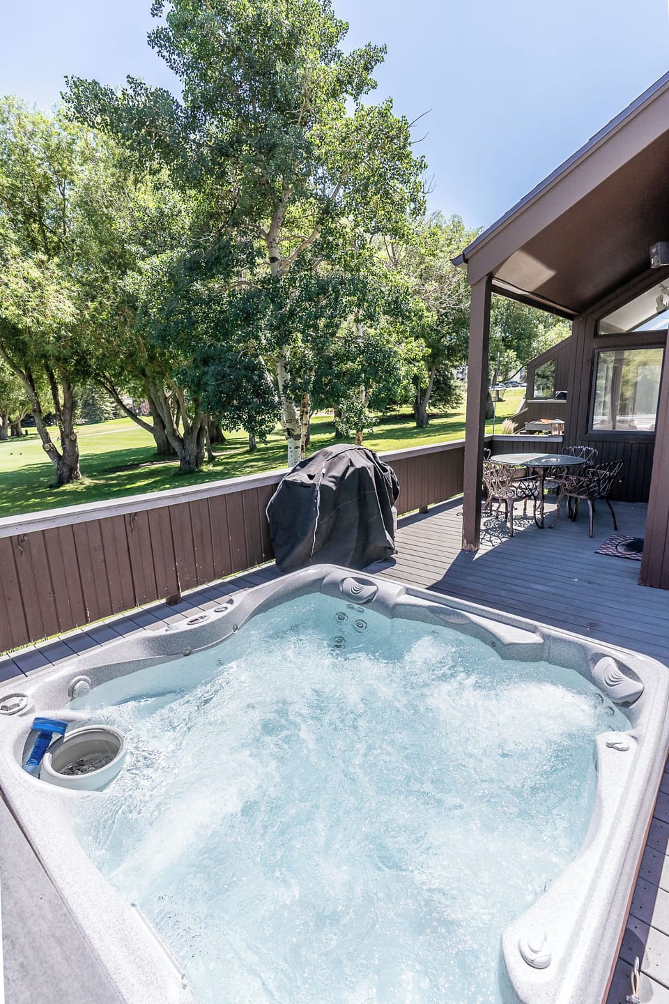private hot tub