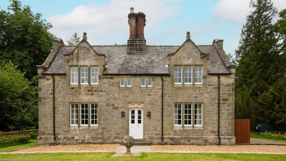 Gardener's Cottage, Twizell Estate - the front of the cottage