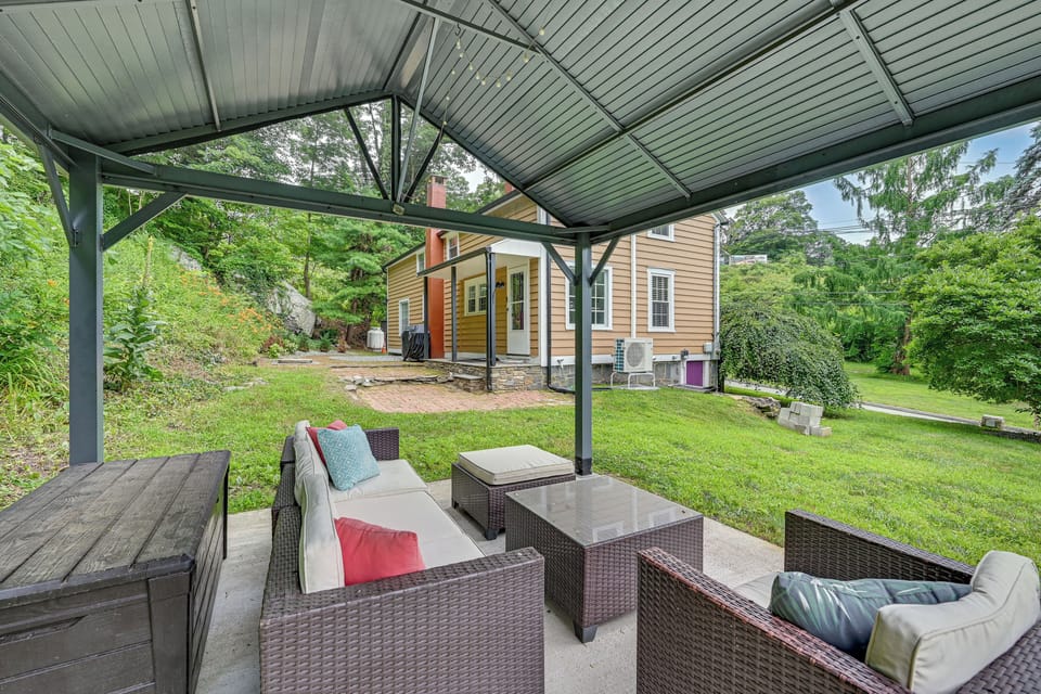 Covered Patio | Gas Grill