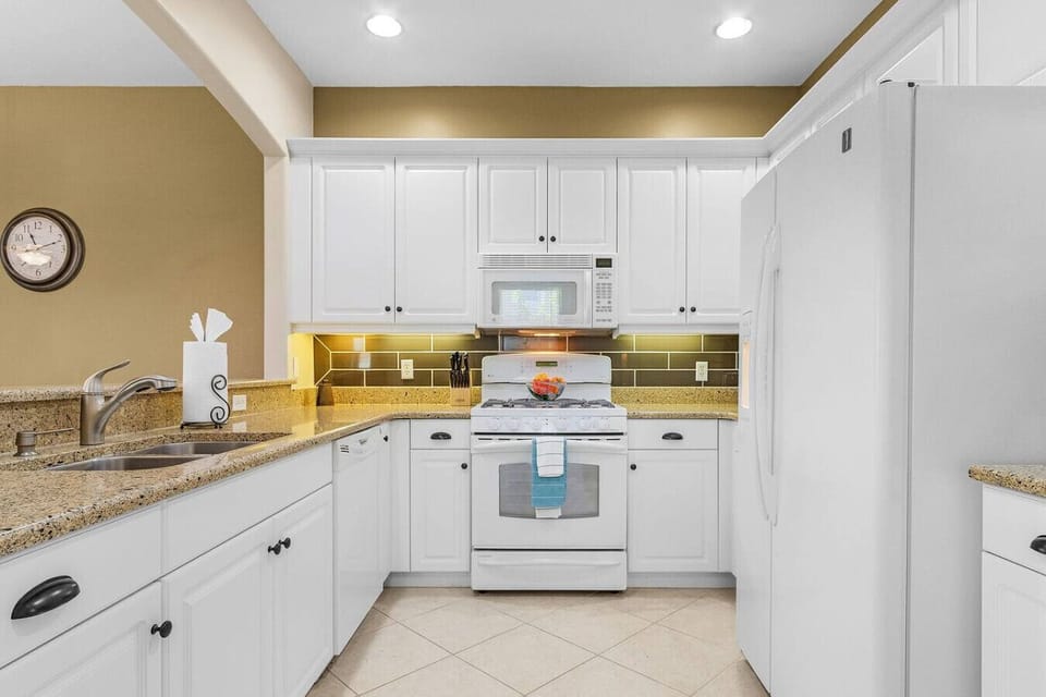 All you need for your stay is provided in the kitchen