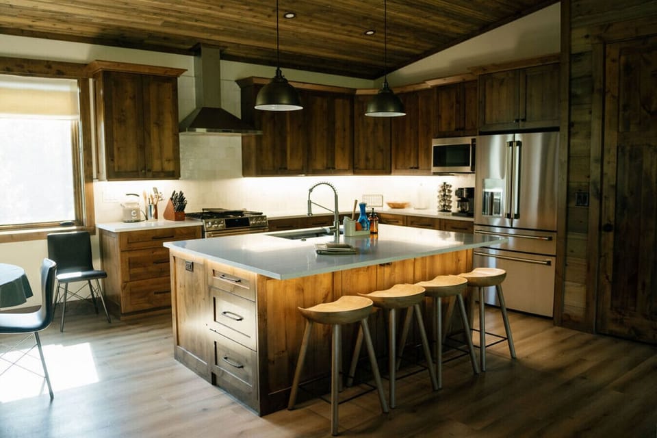Kitchen w/ Island Lighting