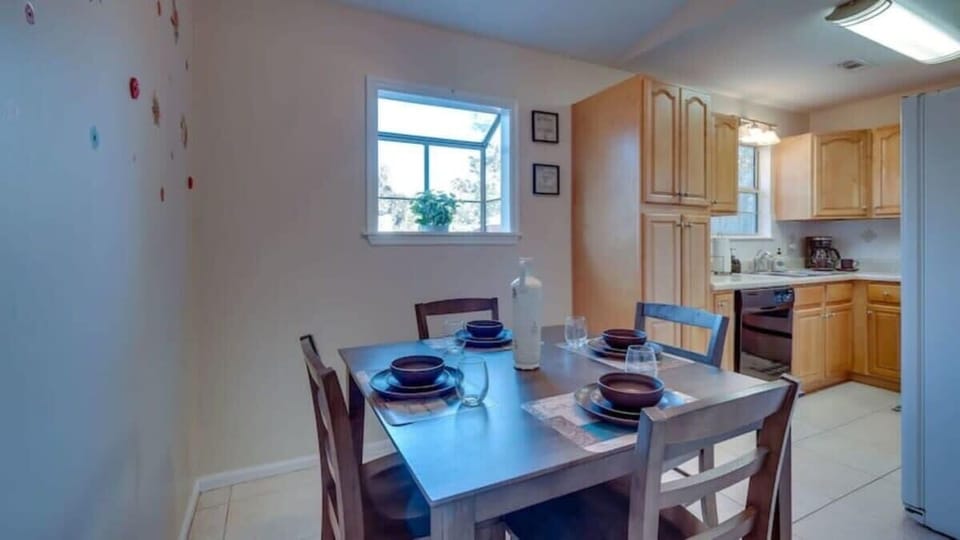 Perfect space for morning coffee, quick meals, or casual conversations.