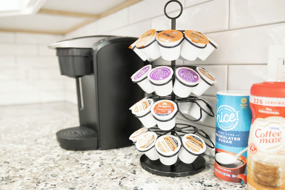 Keurig with complimentary K-cups 