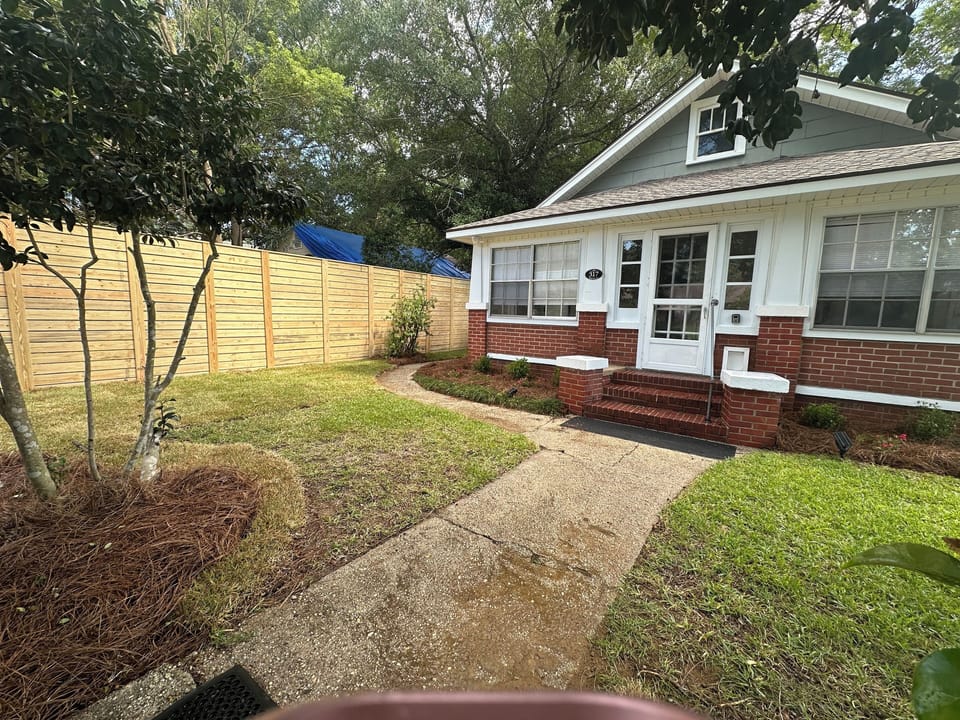 Fenced in yard