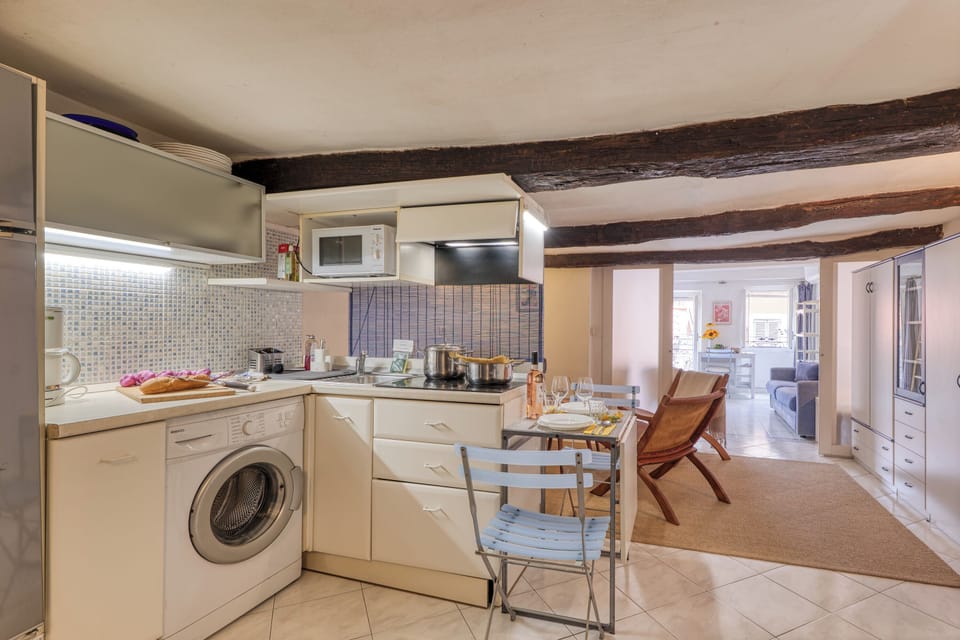 Kitchen and dining area