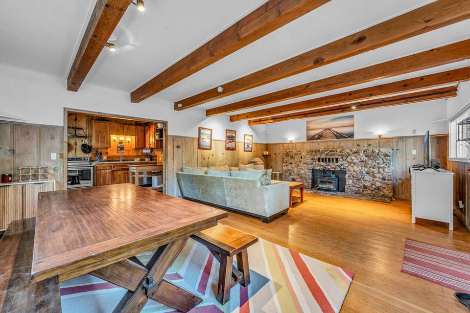 Living area view from the kitchen