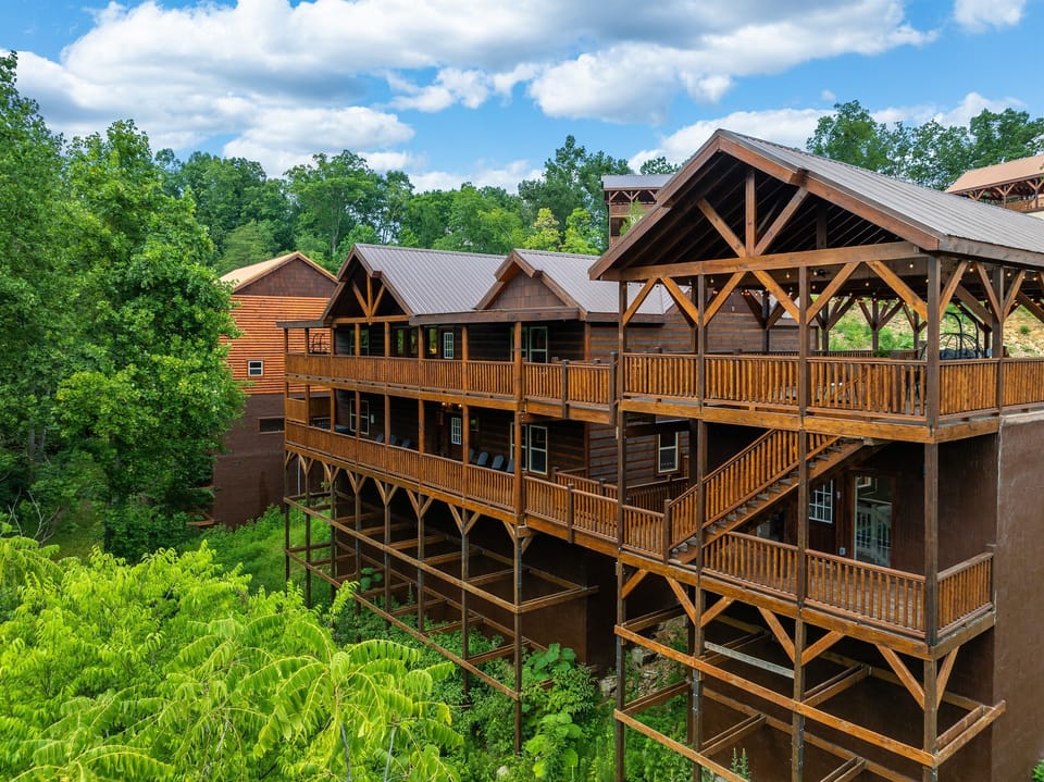 Spacious two level deck with room to relax, dine, and play.
