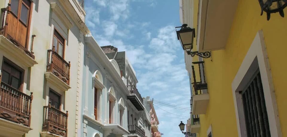 A 7-minute ride to the colorful streets of Old San Juan. Explore pastel facades and cobblestone streets.