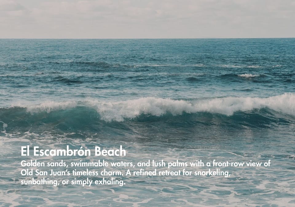 Near to El Escambrón Beach's golden sands and swim-friendly waters. Your beach vacation awaits!