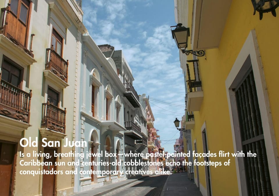 Near to the colorful streets of Old San Juan. Explore pastel facades and cobblestone streets.