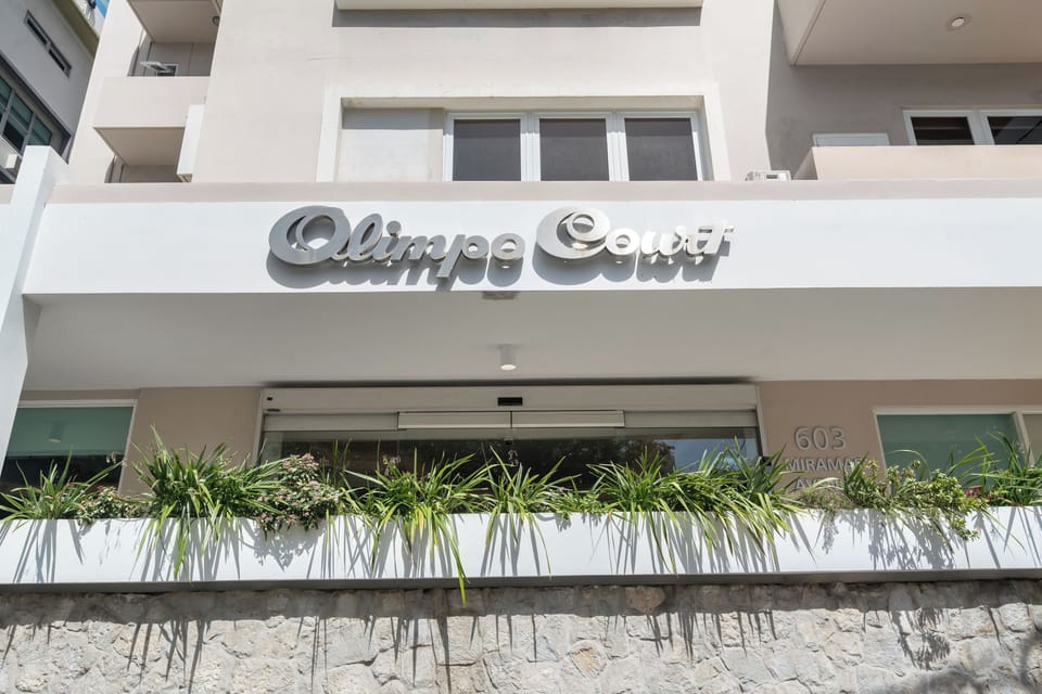 The façade of your home away from home: elegant and welcoming.

