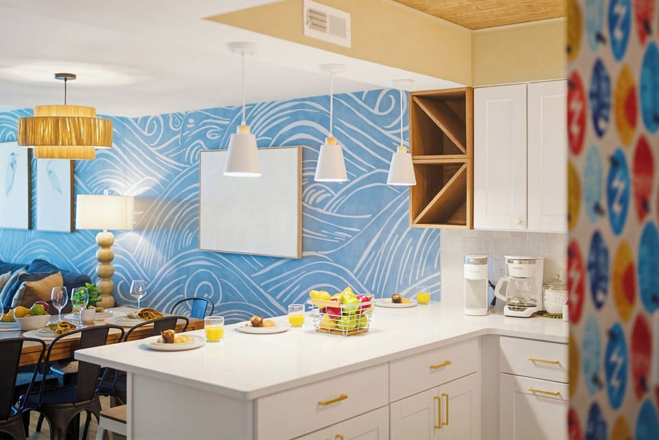 Imagine breakfast here with the sun streaming in and the kids still asleep. This is your quiet moment before the beach day begins.