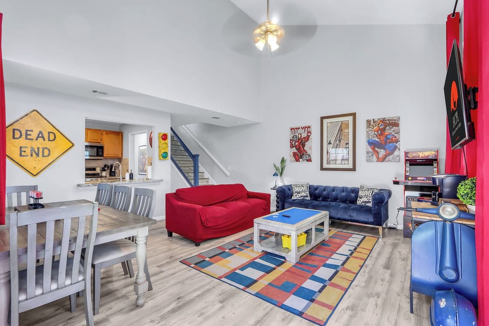 Open concept living space