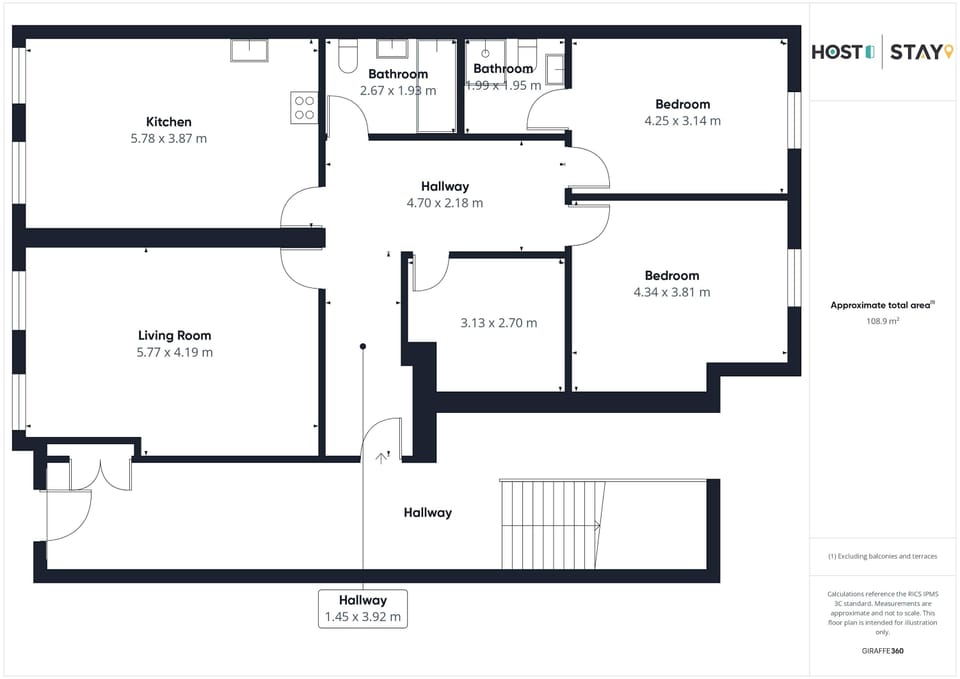 Drummond Suite, North Shields - Host & Stay
