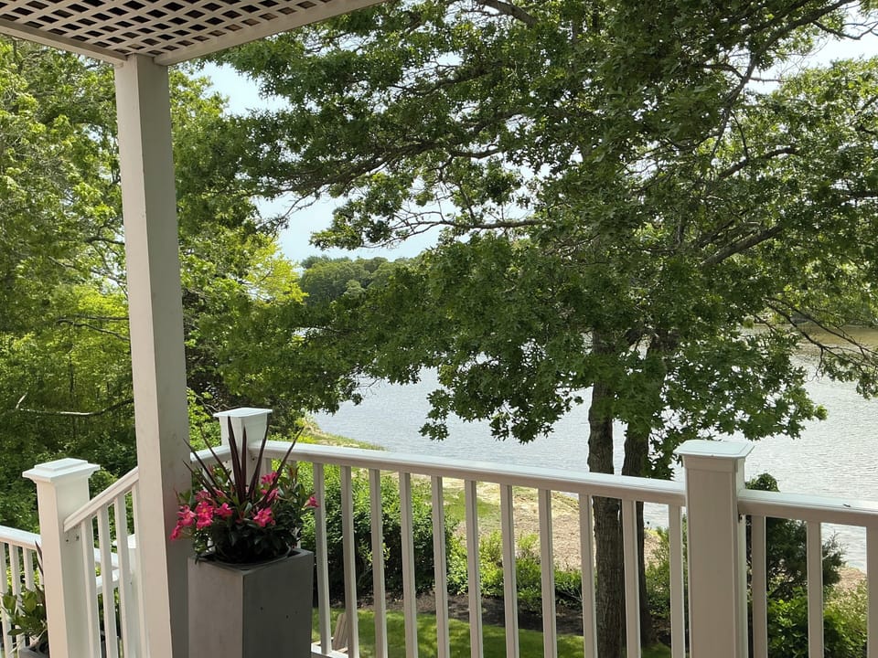 View from balcony off the bedroom