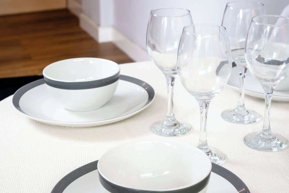 The dining area is a designated space for eating meals, typically featuring a table and seating.