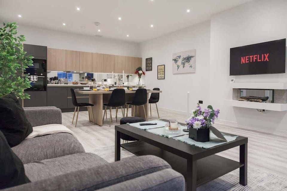 The living room is a central space in a home for relaxation, socializing, and entertainment.