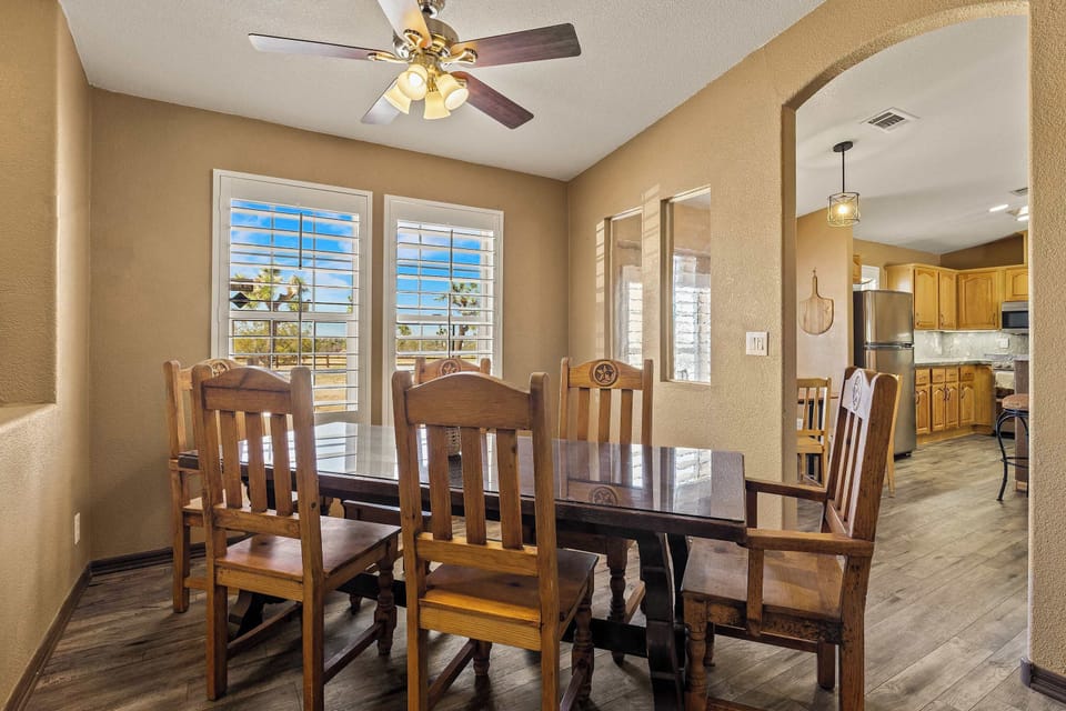 Primary Dining Room Sits 6