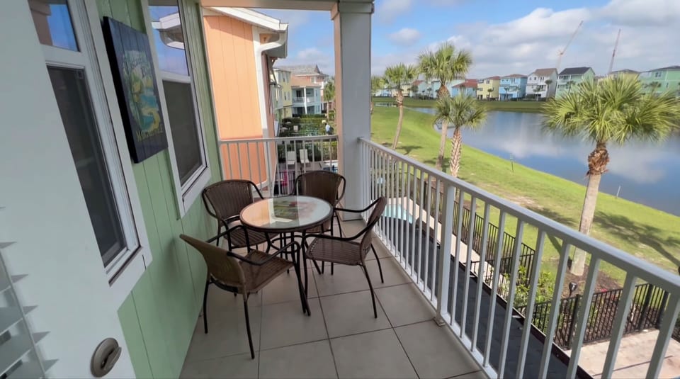 upstair balcony