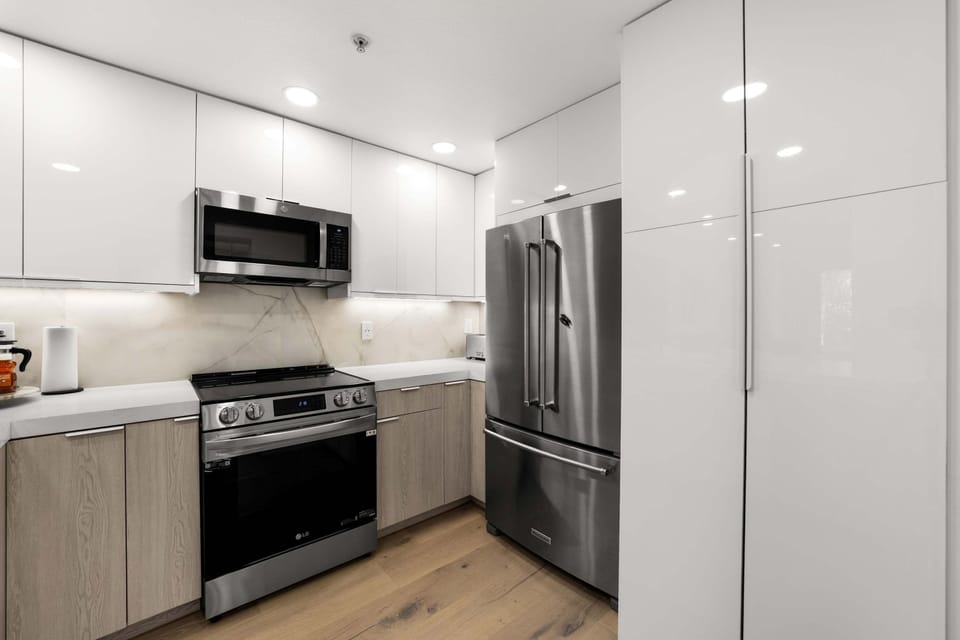 Spacious kitchen opens into the living area, ideal for cooking and connection