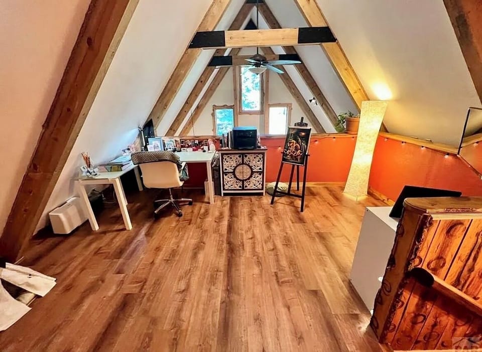 Loft and office area