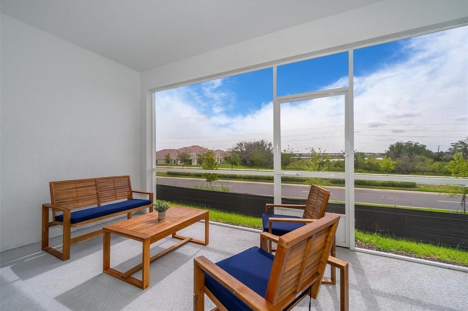 Resort-style exterior design with modern finishes — the perfect start to your Orlando getaway.