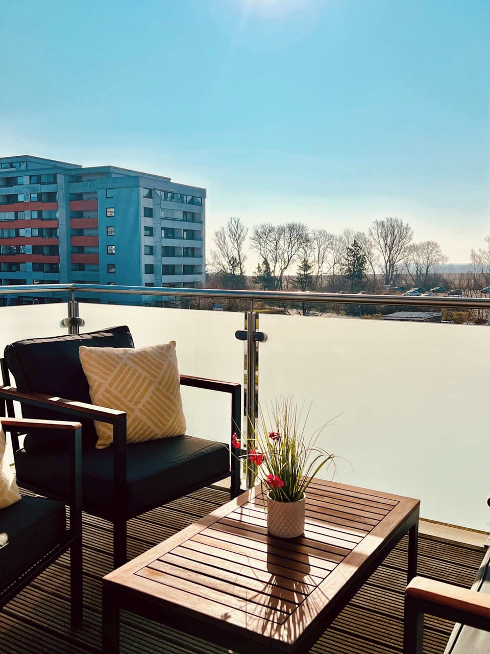 Balkon mit Aussicht