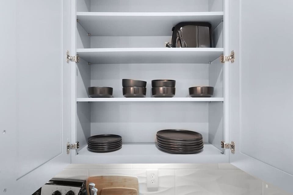 Whether you're whipping up a quick breakfast or a gourmet dinner, this kitchen has you covered.