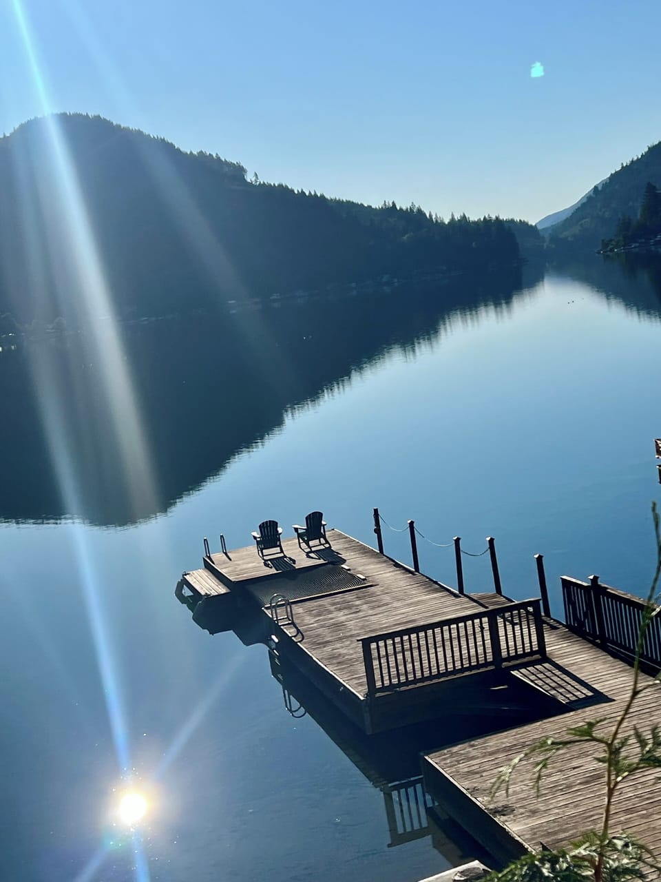 dock in the morning