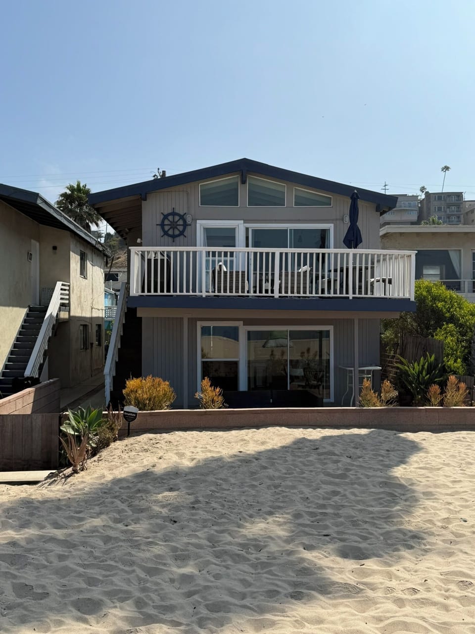 Building from the beach side