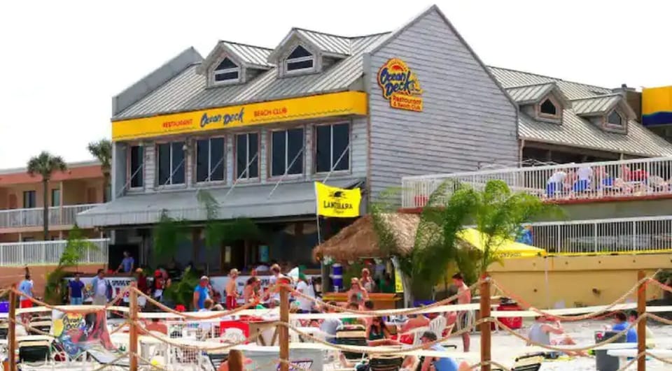 Just minutes from Ocean Deck. Food, drinks & ocean views!