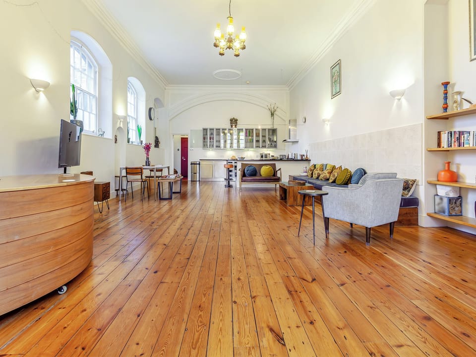 Open plan living space | The Old School Room, Frome