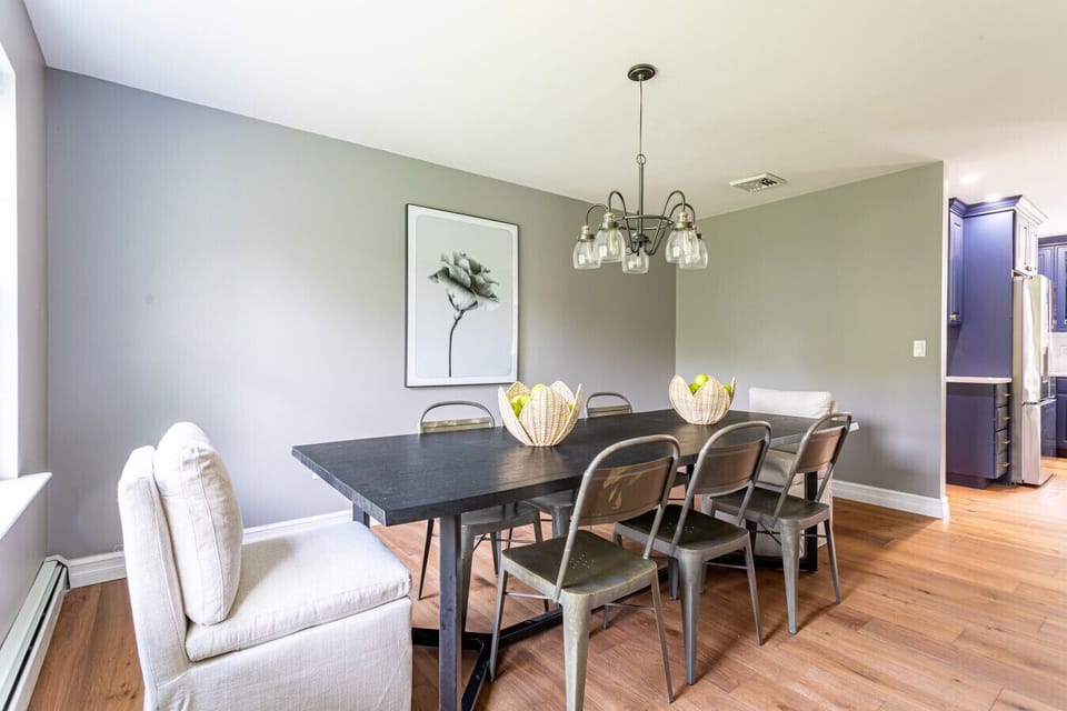 Dining room with ample seating for all