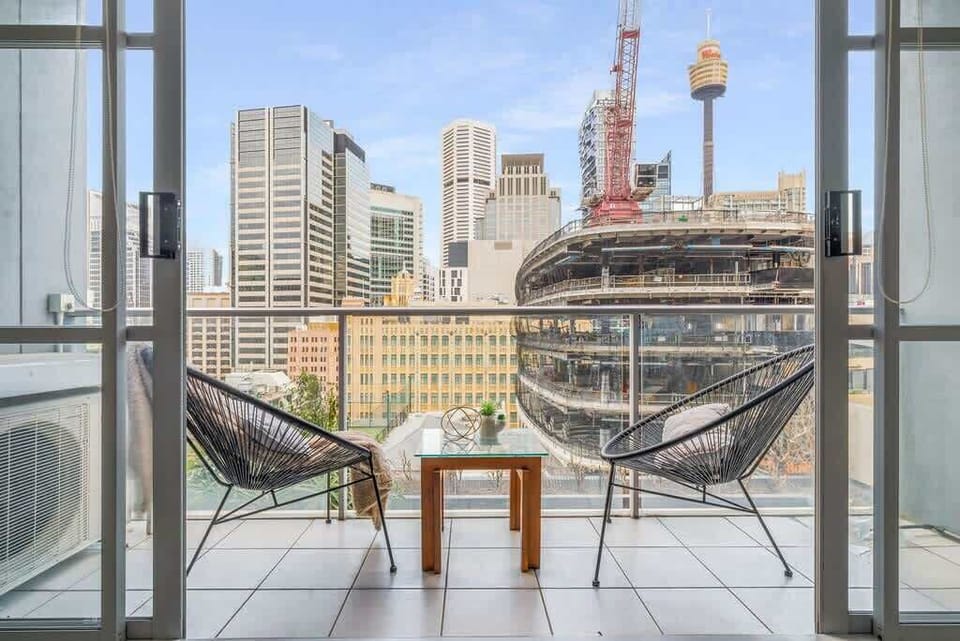 Enjoy the city views.