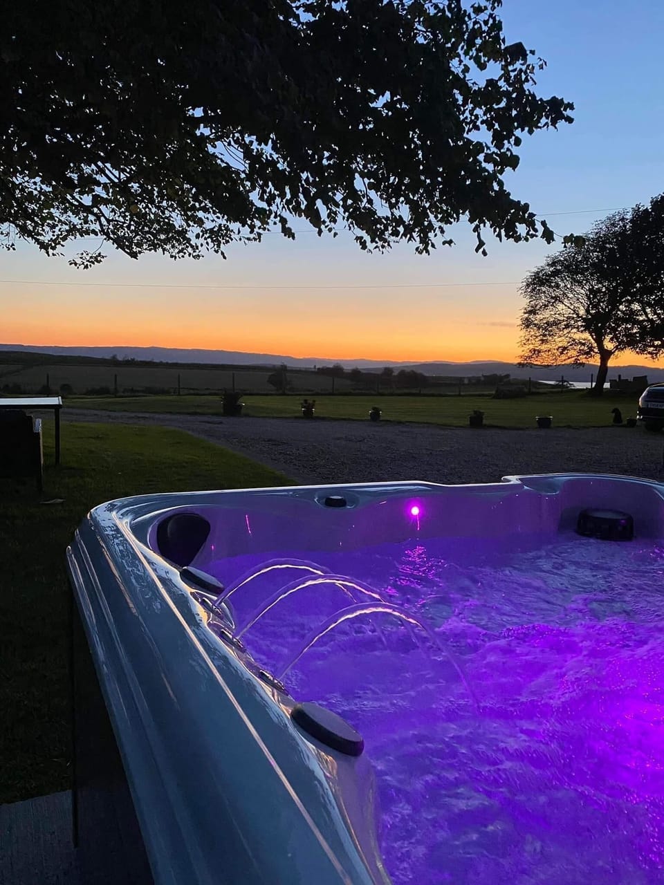 Hot Tub at Sunset