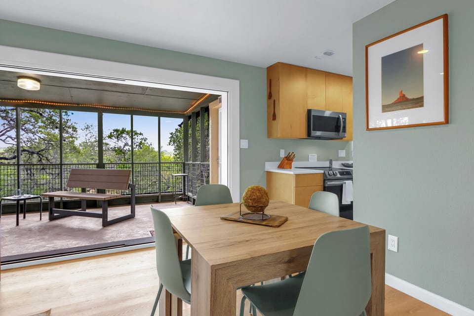 Views from the dining table