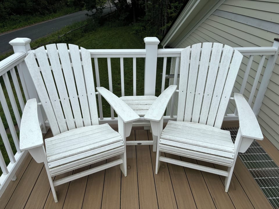 Great place to have a cup of coffee in the AM or glass of wine in the evening!