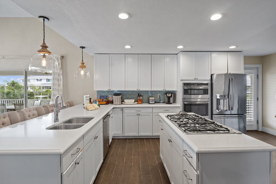 Large open kitchen