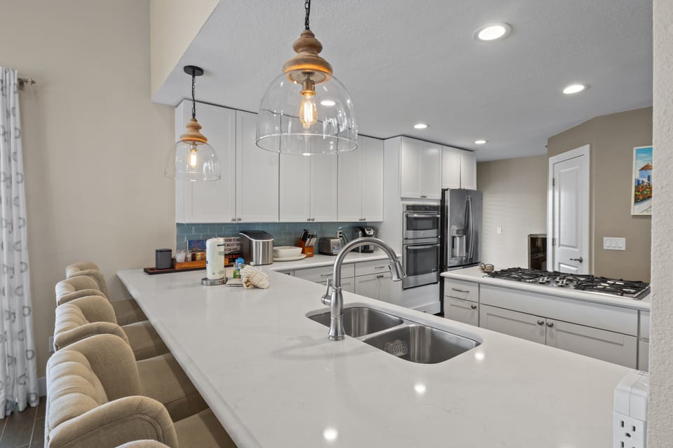 Large open kitchen