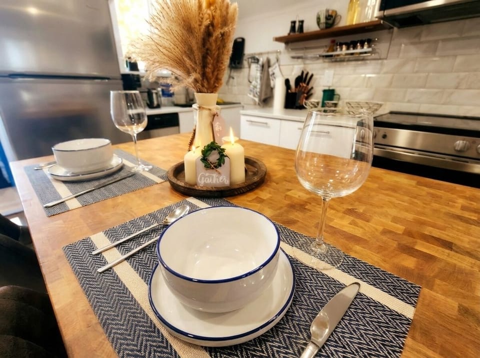 Open plan dining