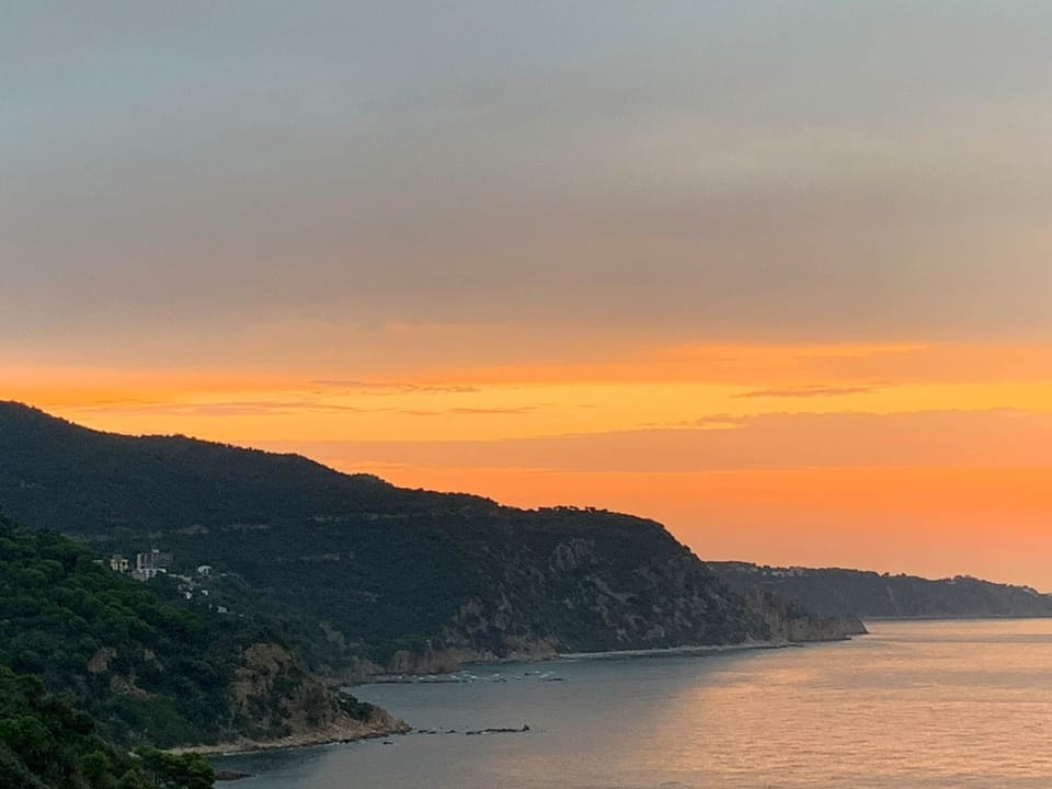Sunrise from the apartment 