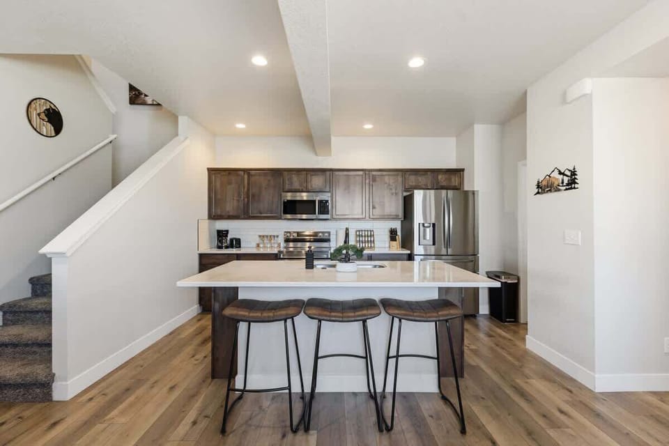 New build home with pristine kitchen