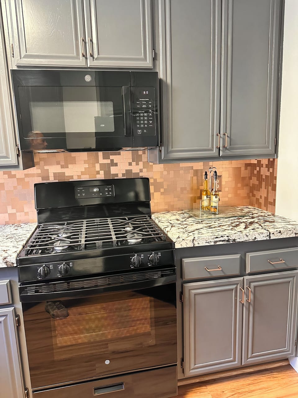 New appliances in newly renovated kitchen has everything you need.