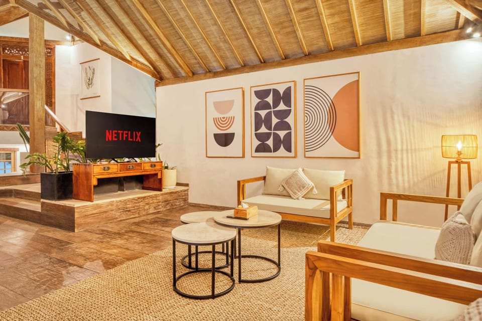 Artful comfort and modern flair come together for the perfect space to unwind
